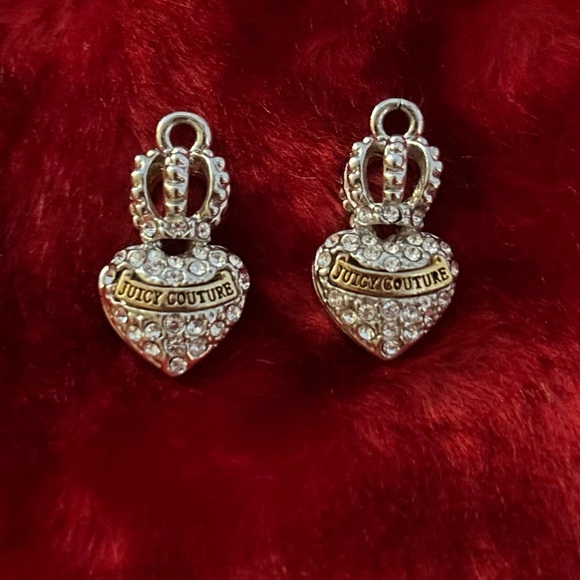 Juicy couture earrings with missing prongs - Picture 2 of 3